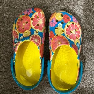 Rare Fruit Citrus Grapefruit Crocs